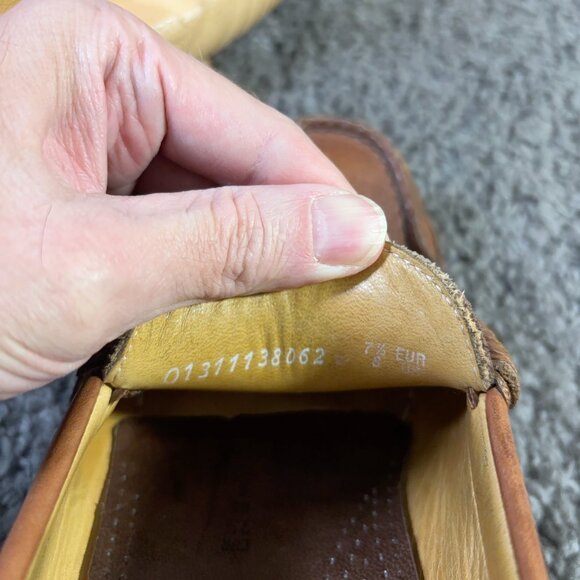 Mephisto Cap Vert Penny Loafers Mens Size 7.5 Brown Leather Made in Portugal - Picture 8 of 9